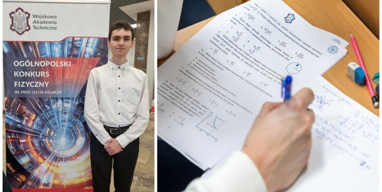 Brodnica. Uczeń I LO w Brodnicy w elitarnym gronie młodych polskich fizyków!