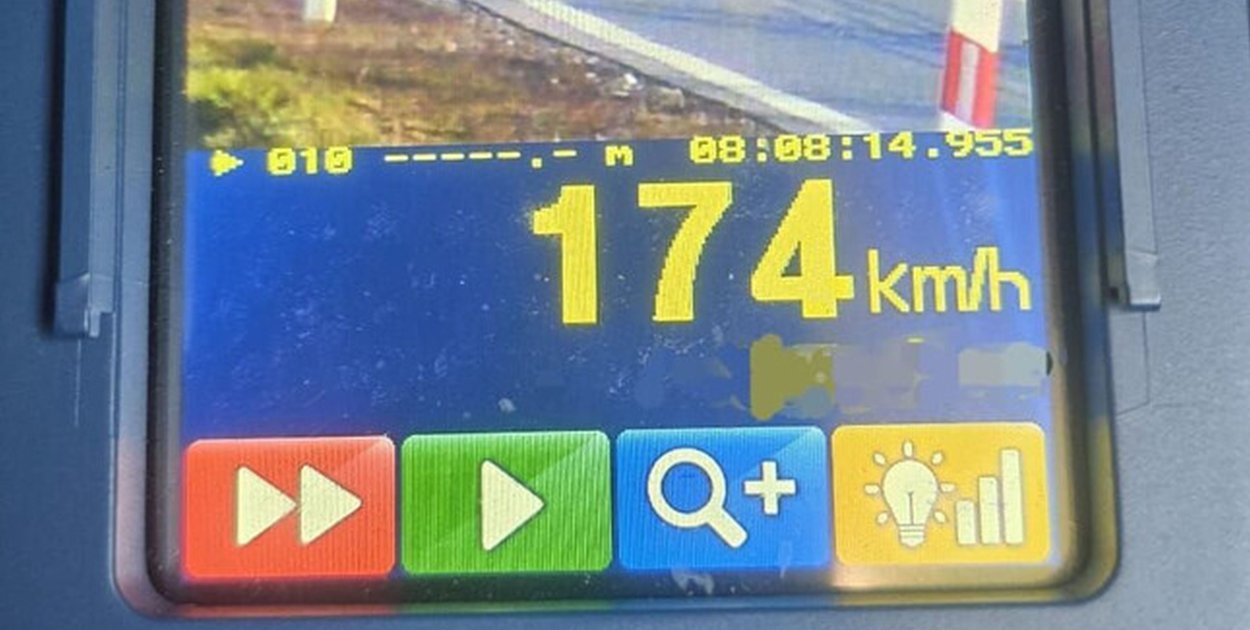 Brodnica i okolice. Pomylił drogę z torem wyścigowym!